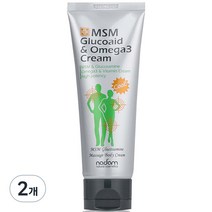 MSM 글루코이드 오메가3 크림, 2개, 120ml