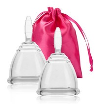 생리컵 생리컵추천 위생생리컵 생리 컵 실리콘 생리 컵 여성 위생 생리 기간 여성 레이디 컵 copa menstrual coletor menstrual, 1팩-백-박스-화이트, 사이즈