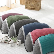 무이비엔 광목 반달 메밀베개, 카키, 1개