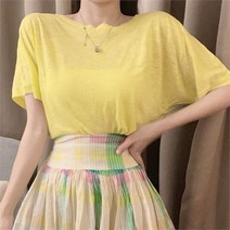 드레스날다 썸머타임 루즈핏 백오픈 티셔츠 mtee1321