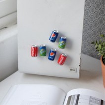 미니 캔음료 마그넷 냉장고 사진자석 1P 냉장고소품 데코자석 단체선물 마그넷소품 디자인자석 냉장고데코, 환타