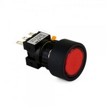 1A1B 푸쉬락 전원 스위치 24V DC LED 매입형 ON-ON 16mm KBL160AT-L3C1푸쉬 락 전원 스위치 LED, 블루 [KBL160AT-L3CB1]