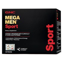 GNC 메가맨 스포츠 비타팩 30팩 Mega Men Sports Vitapak 30pak (c), 1박스