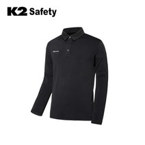 K2 TS-F2201 동계 티셔츠 기모 긴팔 카라티 작업복 근무복 워크웨어
