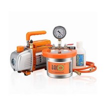 BACOENG 3.6 CFM이 적용된 2 Quart 진공 챔버 키트 1단 펌프 HVAC