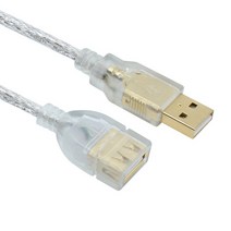 USB2.0 연장케이블 AM-AF 키보드 마우스 삼성 HP 캐논 프린터 복합기 USB연장연결선, 3m, 1개