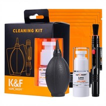K&F CONCEPT 4 in 1 클리닝 KIT / 브로워+밀봉극세사융+렌즈크리너+렌즈펜 구성