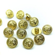 수입단추 고급단추 샤넬단추클래식 패션 골드 앵커 플라스틱 버튼 문지르는 페인트 DIY 수제 재료 의류, 01 1