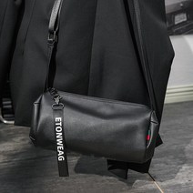 패션 배럴 숄더 가방 남자 Crossbody 경량 스포츠 체육관 버킷 메신저 남성 핸드백