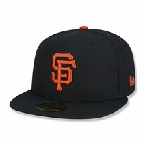 New Era 59FIFTY 샌프란시스코 자이언츠 블랙 MLB 2017 정통 컬렉션 온 필드 게임 장착 캡 655556, 7 7/8