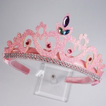 엘사 왕관 머리띠 유아 헤어밴드 귀걸이 아동머리띠 겨울왕국