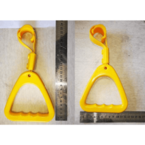 타원형 삼각 버스 지하철 전철 쓰레기통 광고 손잡이, 쓰레기 분리수거 나일론 로프 세트