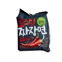 풀무원 고추기름 로스팅 짜장면 4p, 448g, 9개