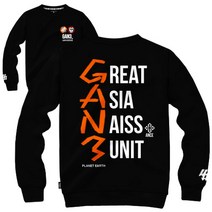 간쓰리 맨투맨 M~2XL 그랜드유니버스