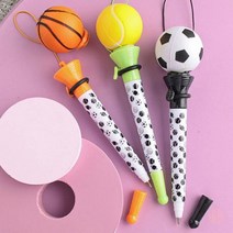 스포츠 펀치 볼펜 필기도구 신기한볼펜 문구용품