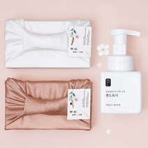 [만두실크 보자기포장] 생활공작소 애경랩신 네이쳐 러브메레 아이깨끗해 핸드워시 답례품 손세정제 어린이집답례품 웨딩답례품 조문답례품 유치원선물 교회선물, 만두실크(골고루 랜덤), 생활공작소(향랜덤)