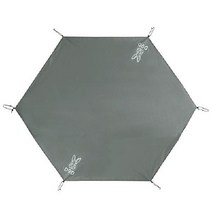 DOD 원 폴 텐트 그라운드 시트 타프 2개 세트 GS5-562-GY, S의 경우