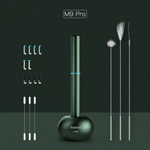 귀내시경 LED 귀이개 카메라 귀카메라 Bebird M9 프로 스마트 HD 비주얼 이어 스틱 내시경 300W 미니 검이경 건강 관리 귀 왁스 제거 피커, 3.Green