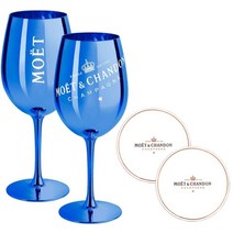 Moet Chandon 모엣샹동 블루 임페리얼 샴페인 유리 컵 종이컵받침 산다라박 글래스