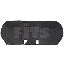 FITS 오피러스 승용/승합 택시차량 뒷좌석 풀커버 방석 시트커버, 블랙