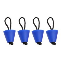 카약플러그 범용 카약 카누 해양 보트 딩기 스커퍼 플러그 배수구 키트 코드 로프 패들 4 개, 03 Blue