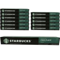 스타벅스 네스프레소 파이크 플레이스 로스트 룽고 캡슐커피, 120개입