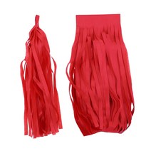 페이퍼태슬(5입)레드 벌룬테일 생일 DIY 풍선 장식