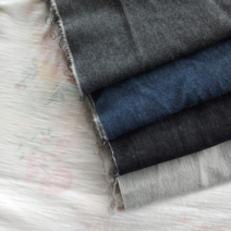 청지 데님 원단 국내산원단/천 심플패턴 무지4종, 그레이