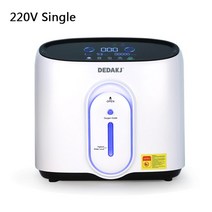 가정용 산소 발생기 휴대용 dedakj de-q1w 1-8l 소형 농축기 분무기 생성기, 220v 싱글, 우리 플러그