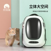 해외발송 (애완동물 이동장)Linglong 고양이 고양이 가방 외출 휴대용 우주 캡슐 애완 동물 스마트 배낭 어깨 고양이 외출 가방-11620, 02. 지능형 온도 제어 버전 대형