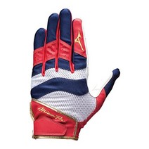 미즈노(MIZUNO) 미즈노 프로 수비 장갑(왼손용) 1EJED160 62 화이트네이비레드 M