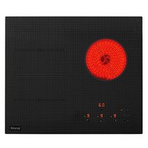 린나이 3구 스탠딩 하이브리드 전기레인지 HYF3200N [ 150mm / 유로케라 글라스 대화구 구성 잠금기능 ], 단품