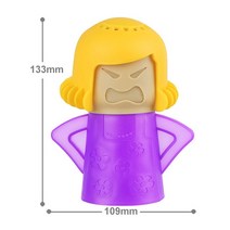 Angry Mom 주방 전자 레인지 청소기 Mama 쉽게 청소 스팀 유용한 가정용 도구, [03] Purple