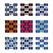 MLB 골프 필드용 체크 패턴 핸드 타월, 워싱턴 내셔널스