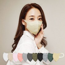 시노텍스 ePTFE프리미엄 새부리형 마스크 10매, 단품, 색상:허니아이보리|사이즈:중형(M) 10매