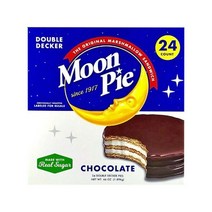 미국 과자 MoonPie 문파이 더블 데커 초콜릿 24봉 1.89kg, 1개