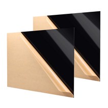 유광 블랙 아크릴 시트 보드 유기 유리 폴리메틸 메타크릴산염 두께 1mm 3mm 8mm 200x200mm, 14.200x300mm  8mm