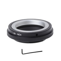 LEICA L39 M39 렌즈를위한 L39- 넥스 마운트 어댑터 링 소니 넥스 3/C3/5/5N/6/7, 검은 색, 01 Black