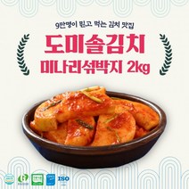 도미솔 [도미솔김치] 미나리 섞박지 2kg, 1