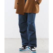SEVENSELAH 루즈 실루엣 프론트 다트 데님 조거 스토퍼 green blue