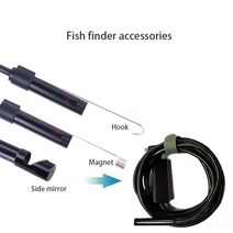 15M HD 수중 카메라 3 IN 와이어 연결 8mm 렌즈 내시경 어군 탐지기 스마트 폰용 낚시 도구, 07 13 Meters fish cable