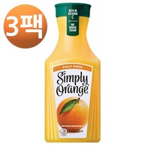 심플리 오렌지 주스 100% 주스 낫 프롬 농축 펄프 프리 52 Floz, 3팩