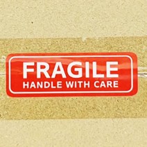 FRAGILE 깨지기 쉬운 취급주의 스티커 테이프 100매