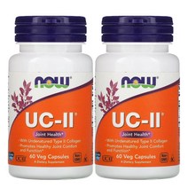 나우푸드 UC-II 조인트 헬쓰 언디네이처드타입 비변성 타입 II 콜라겐 60정 베지 캡슐 2개