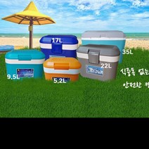 매니저 휴대용 캠핑 차량 온도 유지 아이스 박스 세트 모음 소형 손잡이 대형 스틸 쿨러 17 22L, 35L, 사이즈용량