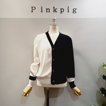 핑크피그 하프 반반 가디건(PPA21G1039)
