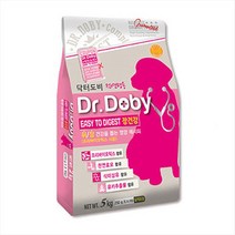 국산 강아지사료 닥터도비 5kg 장건강 애견사료-피엠에스