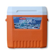 아이스박스 캠핑 레져 낚시 18L 38L 55L 대형 쿨러 손잡이 바퀴 달린, 18L(오렌지)