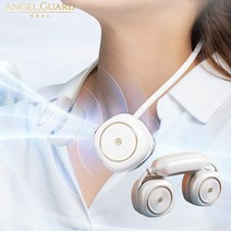 엔젤가드 접이식 휴대용 넥밴드 선풍기, 폴더블선풍기 (네이비)