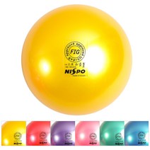 니스포 리듬체조 공 약 185mm (7인치) 6컬러 리듬볼, 레드
